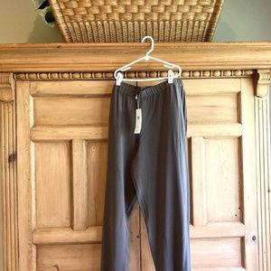 Eileen Fisher New with Tags Slouchy Silk Ankle Pants